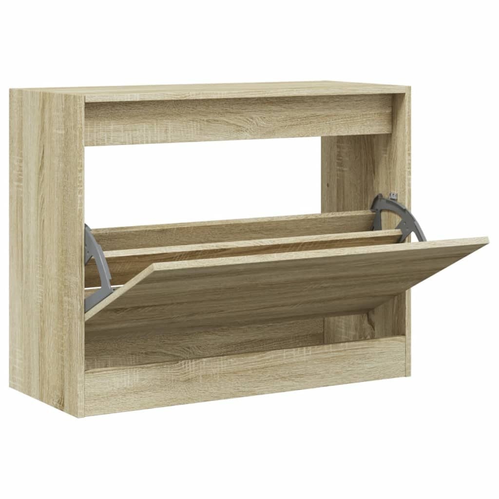 Schoenenkast Sonoma Eiken 80x34x63 cm - 34% Korting!