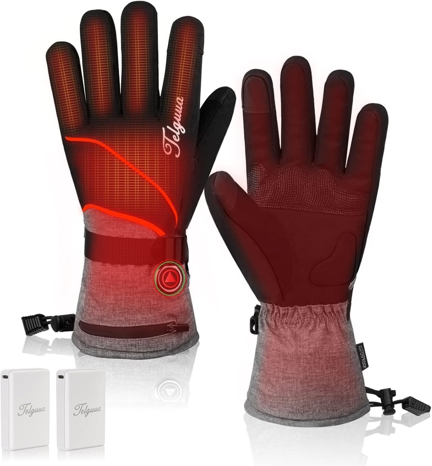 Verwarmde Handschoenen M | Touchscreen | Waterdicht | 7.4V Accu | 35% Korting