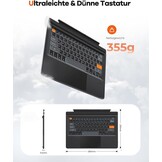 QWERTZ Bluetooth Toetsenbord met Trackpad voor Surface Pro (29% Korting)