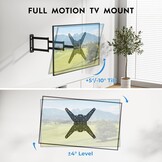 Verstelbare TV-muurbeugel 26-65 inch, 34% Korting