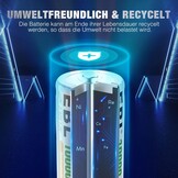 Oplaadbare D Batterijen 10000mAh Ni-MH (6 stuks) - 28% Korting