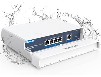 Waterdichte PoE Switch Buiten - 4-Poorts Gigabit (29% Korting)
