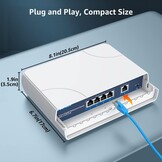Waterdichte PoE Switch Buiten - 4-Poorts Gigabit (29% Korting)