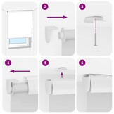 VidaXL Doucherolgordijn Cassette 160x240 cm - 74% Korting