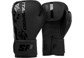 Bokshandschoenen Mat Zwart 14oz met Schuimvulling - 70% Korting