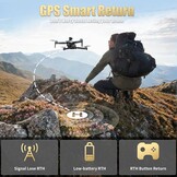 Opvouwbare 4K Drone met GPS & 2 Accu's - 35% Korting!