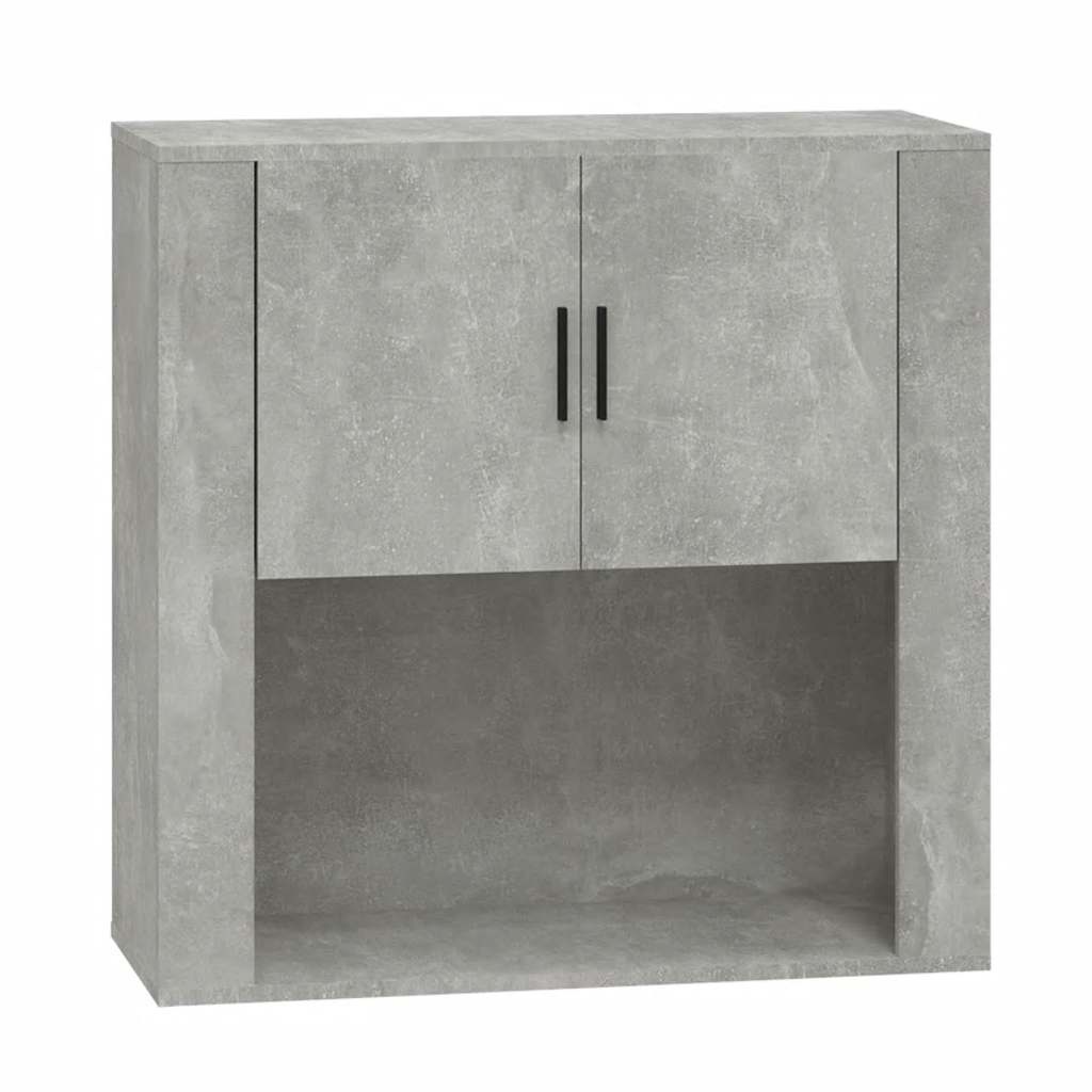 Betongrijze Wandkast 80x33x80 cm - Nu 76% Korting!