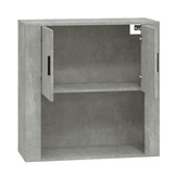 Betongrijze Wandkast 80x33x80 cm - Nu 76% Korting!