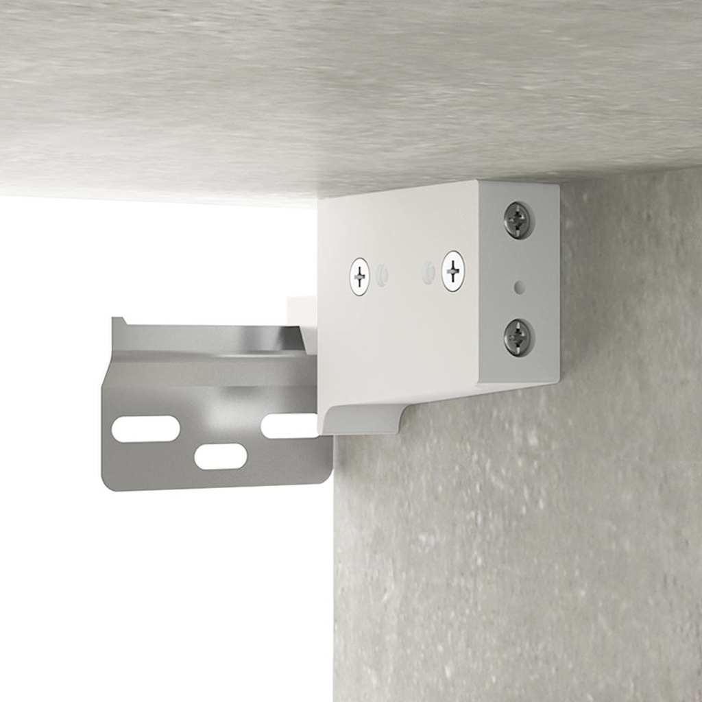 Betongrijze Wandkast 80x33x80 cm - Nu 76% Korting!