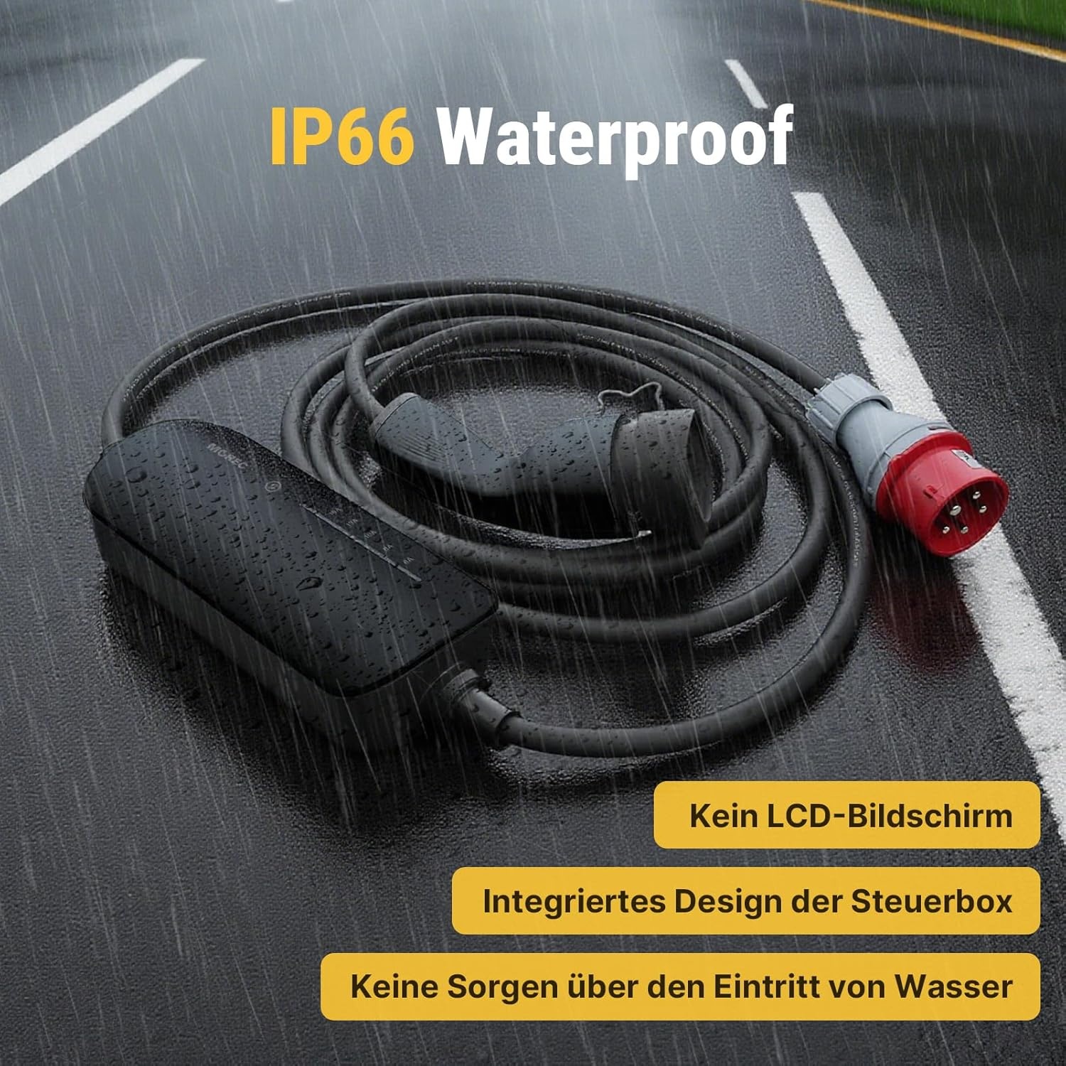 Mobiele Wallbox 11KW Type 2 | 35% Korting | 6 Meter Kabel