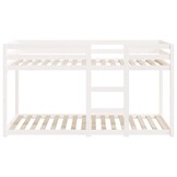 vidaXL Stapelbed Massief Grenenhout Wit 80x200 cm - 35% Korting