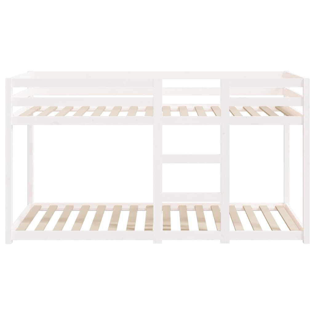 vidaXL Stapelbed Massief Grenenhout Wit 80x200 cm - 35% Korting