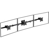 Drievoudige Monitor Wandbeugel 17-32" - Draaibaar & Kantelbaar - 29% Korting!