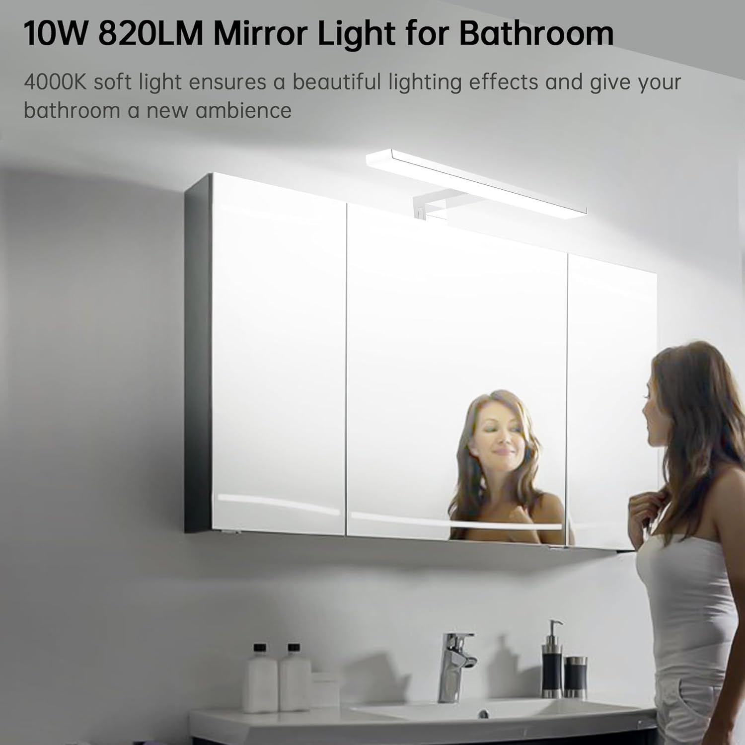 Badkamer LED-spiegellamp Neutraal Wit 40cm - 28% Korting