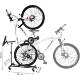 Verticale Fietsstandaard | Verstelbaar | Met Vergrendelbare Wielen | 34% Korting