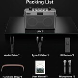 Draagbare Karaoke Luidspreker met 2 Microfoons - 30% Korting