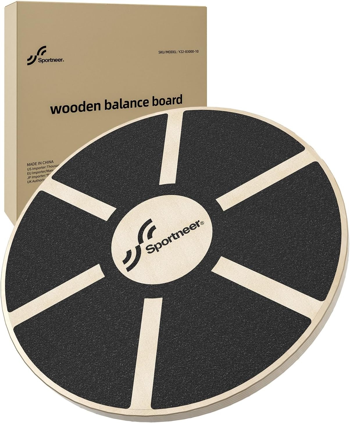 Balansbord Hout - Ideaal voor Fitness & Revalidatie (40cm)