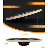 Balansbord Hout - Ideaal voor Fitness & Revalidatie (40cm)