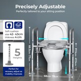 Verstelbare Toiletverhoger (34% korting) - Veilig & Comfortabel