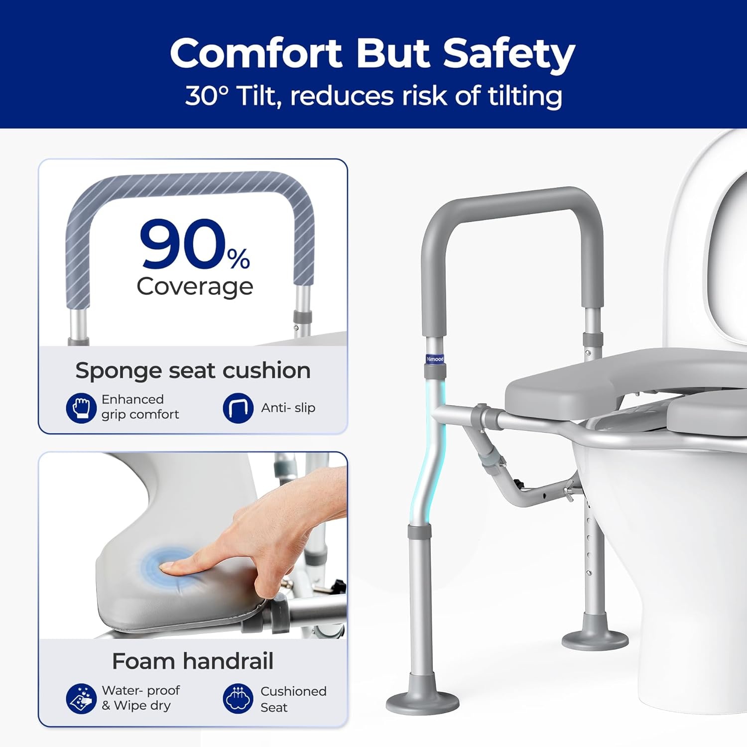Verstelbare Toiletverhoger (34% korting) - Veilig & Comfortabel