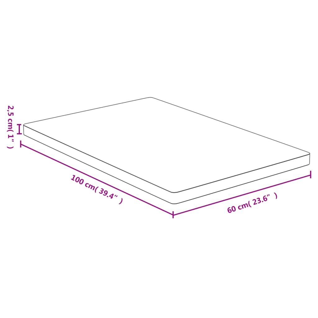 Bamboe Tafelblad 60x100x2.5 cm - Nu met 34% Korting!