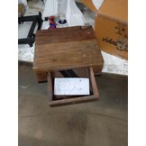 Nachtkastje Gerecycled Hout & Staal - 40x35x40 cm - 54% Korting!