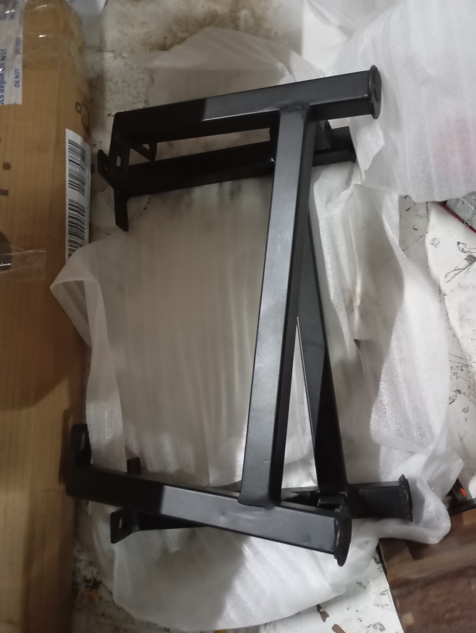Nachtkastje Gerecycled Hout & Staal - 40x35x40 cm - 54% Korting!