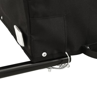 VidaXL Fietstrailer 45 kg - IJzer Zwart/Geel - 34% Korting