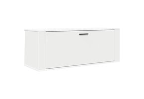 VidaXL Wandschoenenkast 100x35x38cm Wit - 56% Korting!