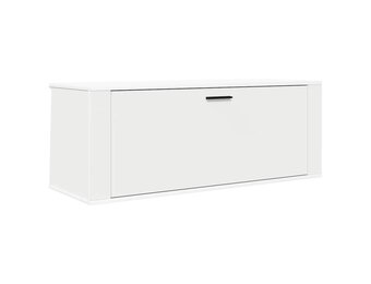 Wandschoenenkast 100x35x38 cm Bewerkt Hout Wit - 46% Korting