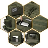 Tactische Rugzak 45L Heren - 3-daagse Survival Tas - Waterafstotend - 34% Korting