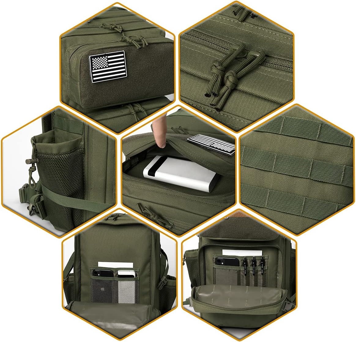 Tactische Rugzak 45L Heren - 3-daagse Survival Tas - Waterafstotend - 34% Korting