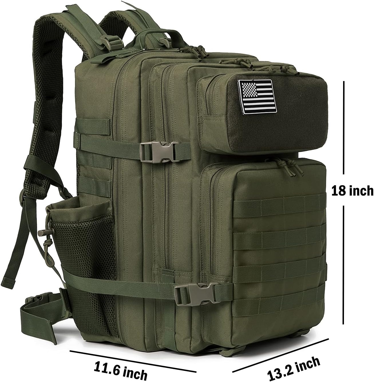 Tactische Rugzak 45L Heren - 3-daagse Survival Tas - Waterafstotend - 34% Korting