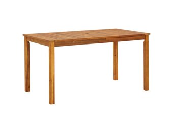 Massief Acaciahout Tuintafel 140x80cm - 35% Korting!