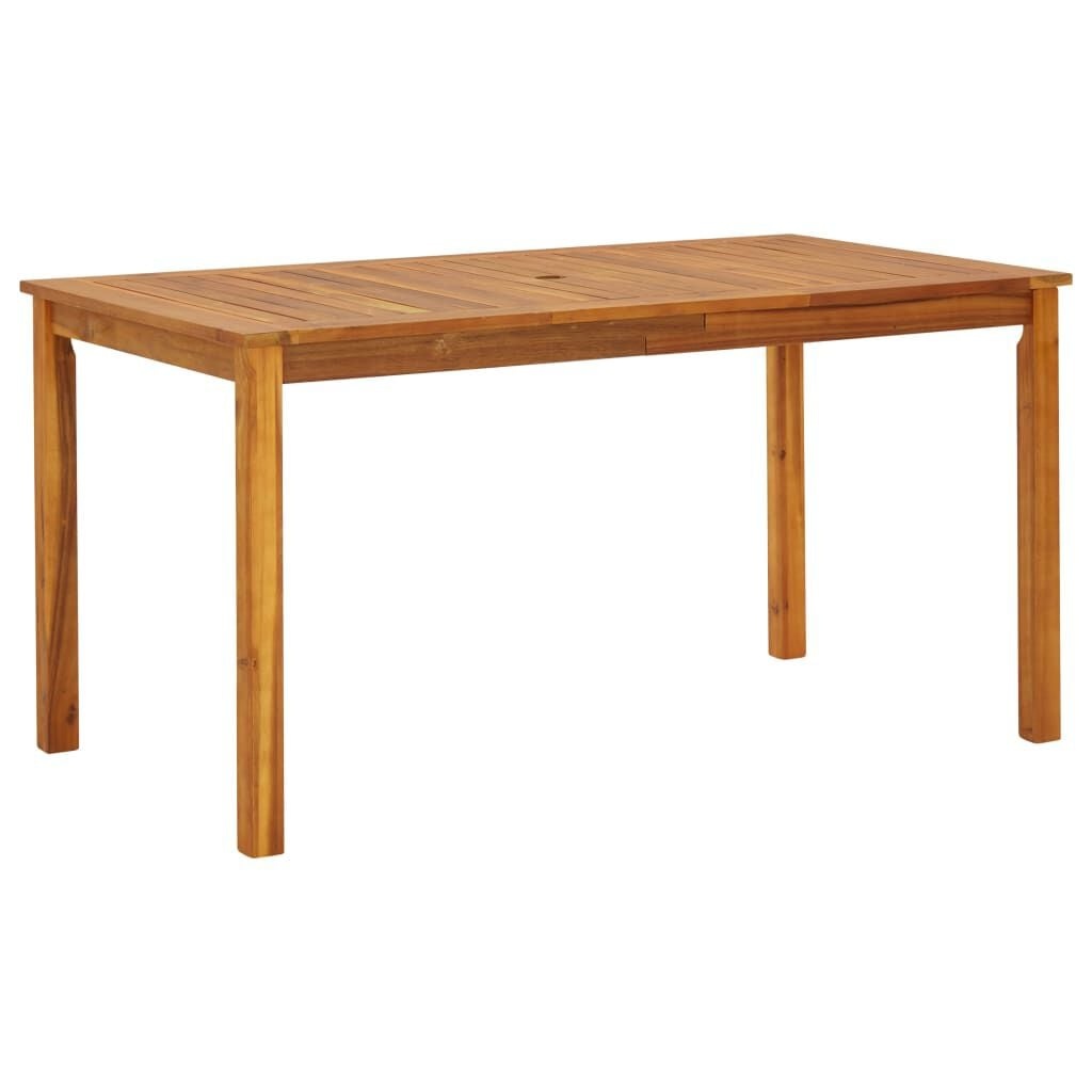 Massief Acaciahout Tuintafel 140x80cm - 35% Korting!