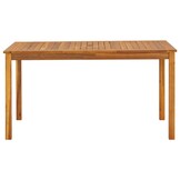 Massief Acaciahout Tuintafel 140x80cm - 35% Korting!