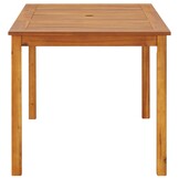 Massief Acaciahout Tuintafel 140x80cm - 35% Korting!