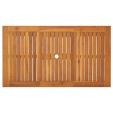 Massief Acaciahout Tuintafel 140x80cm - 35% Korting!