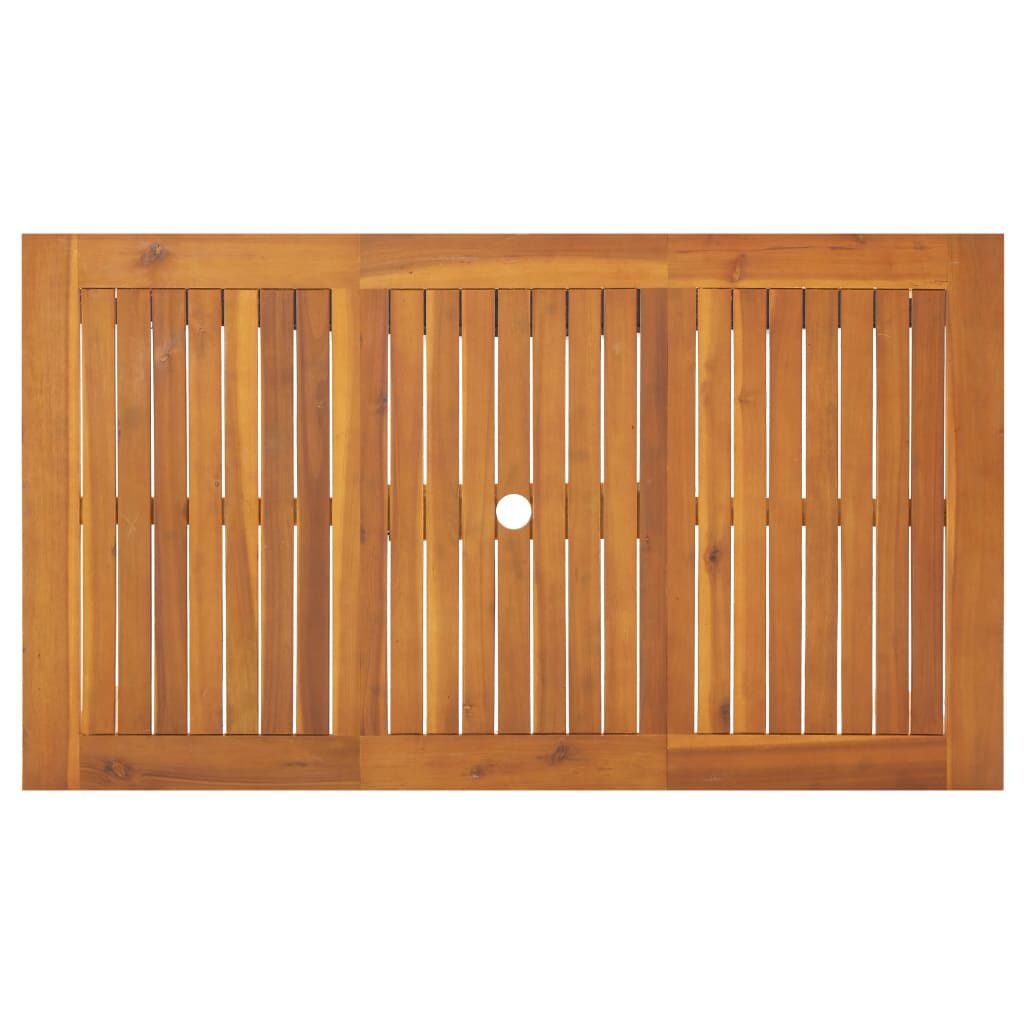 Massief Acaciahout Tuintafel 140x80cm - 35% Korting!