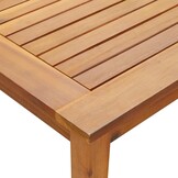 Massief Acaciahout Tuintafel 140x80cm - 35% Korting!