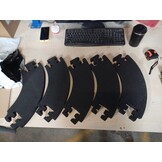 Zwarte EVA Dartring Surround - 51% Korting