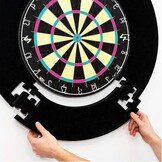 Zwarte EVA Dartring Surround - 51% Korting