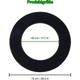 Zwarte EVA Dartring Surround - 51% Korting