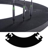 Zwarte EVA Dartring Surround - 51% Korting