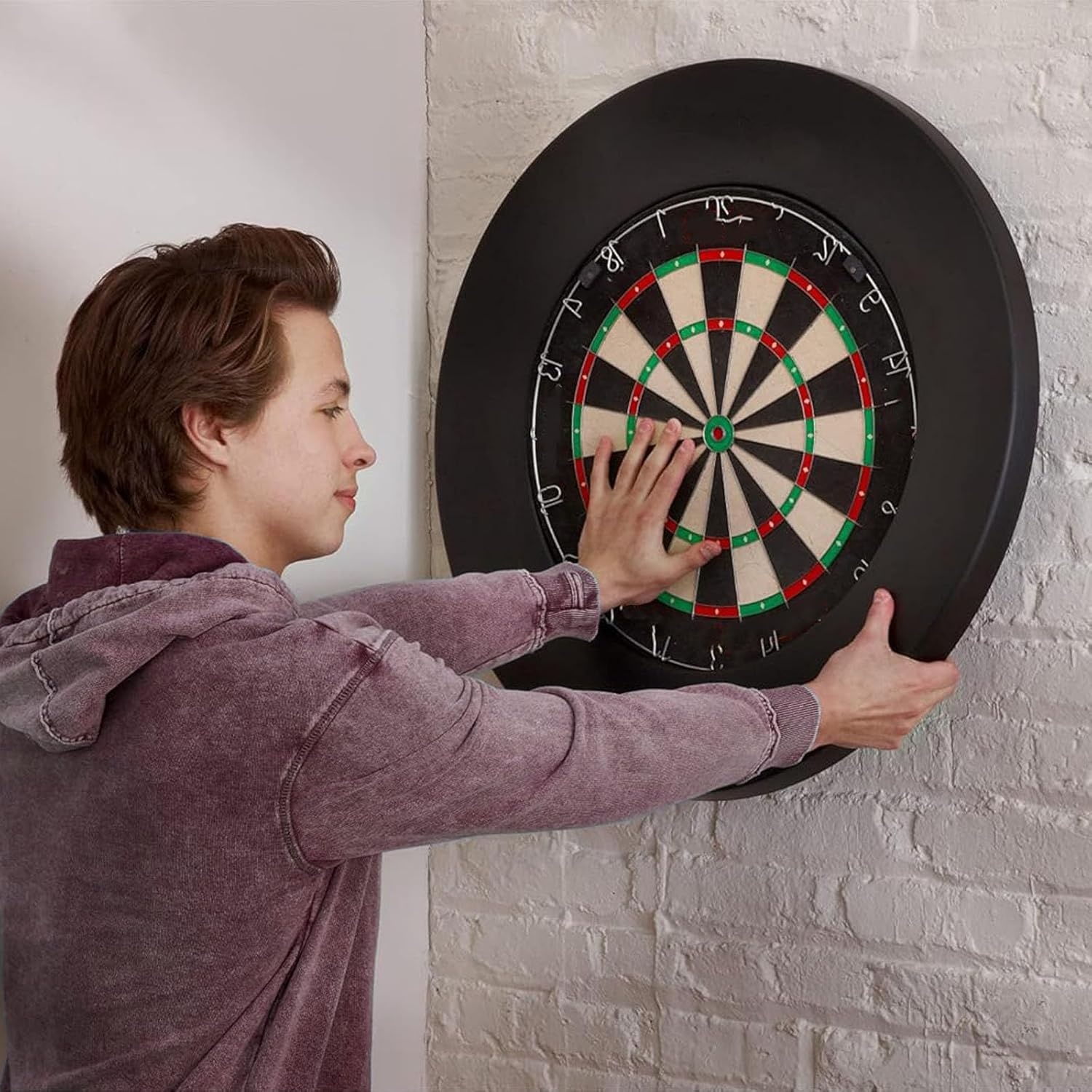 Zwarte EVA Dartring Surround - 51% Korting