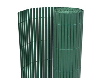 vidaXL Tuinafscheiding PVC Groen 90x500cm - 34% Korting