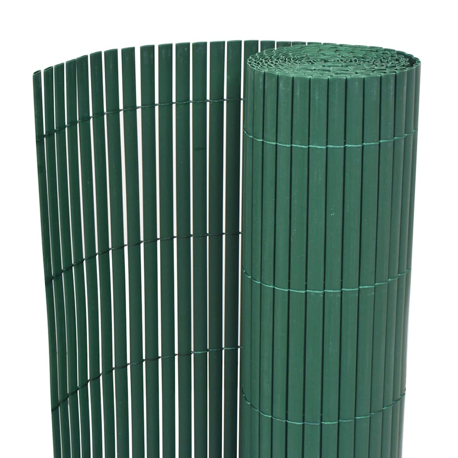 vidaXL Tuinafscheiding PVC Groen 90x500cm - 34% Korting