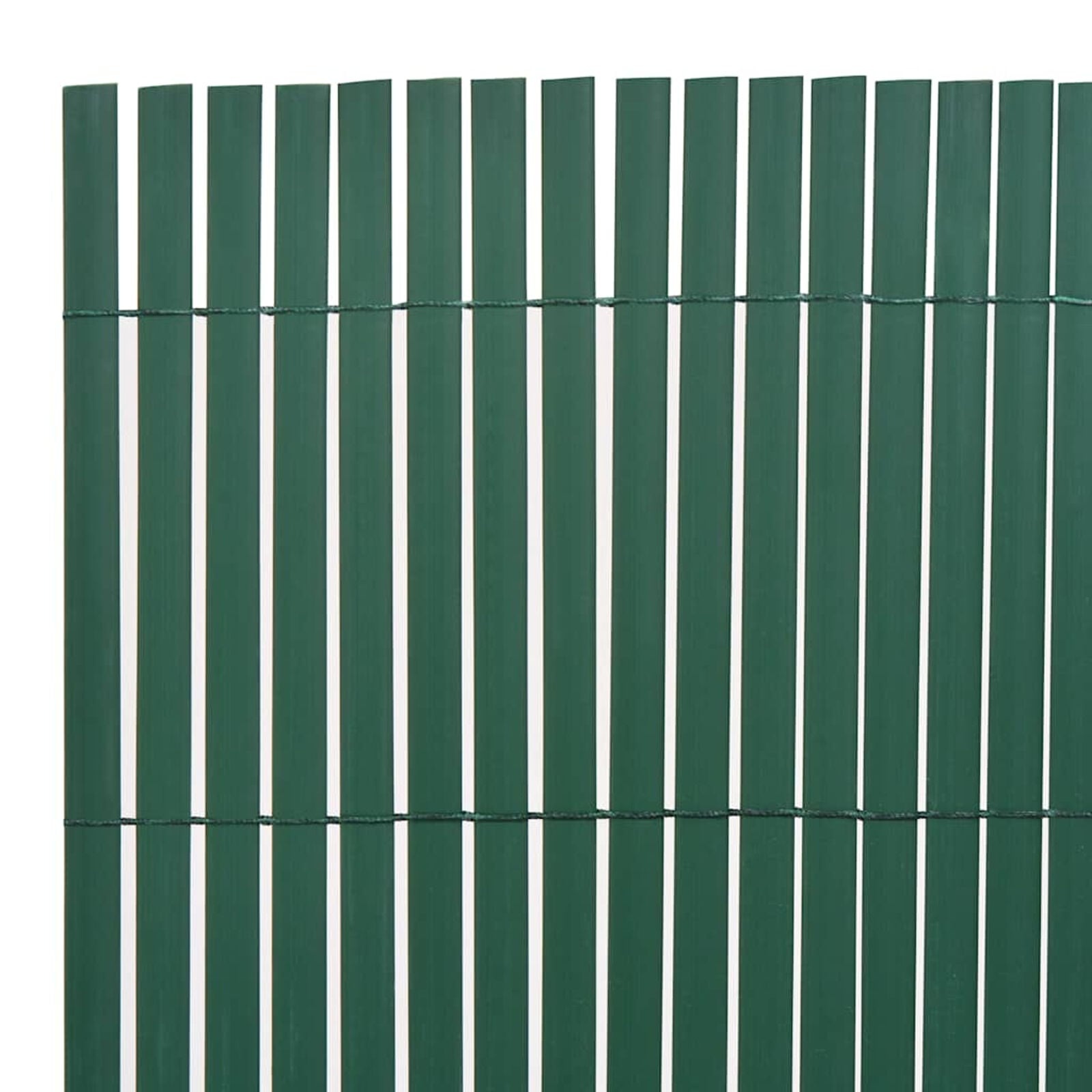 vidaXL Tuinafscheiding PVC Groen 90x500cm - 34% Korting