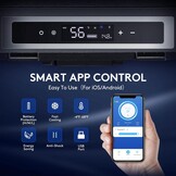 48L Camping Koelbox met Vriezer: -20°C tot 20°C, APP Control, 12/24V & 100-240V
