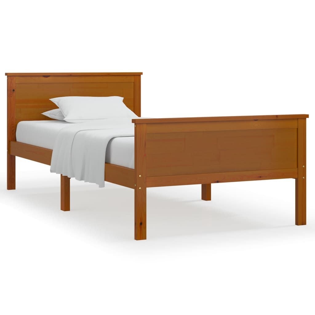 Massief Grenenhouten Bedframe (90x200 cm) - Nu 34% Korting